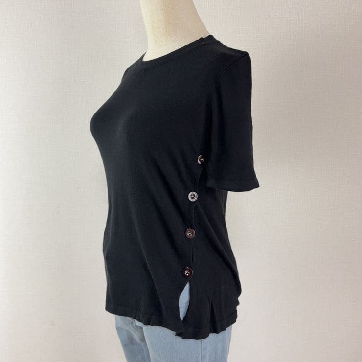 夏服 サイドボタンサマーニット 半袖 | shoppinggo | 詳細画像17 