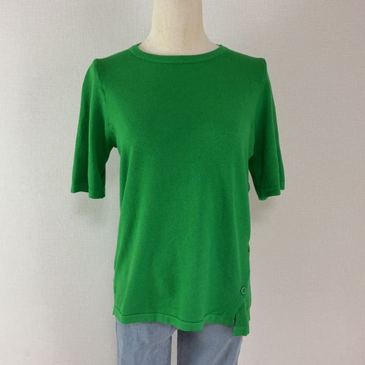 夏服 サイドボタンサマーニット 半袖 | shoppinggo | 詳細画像25 