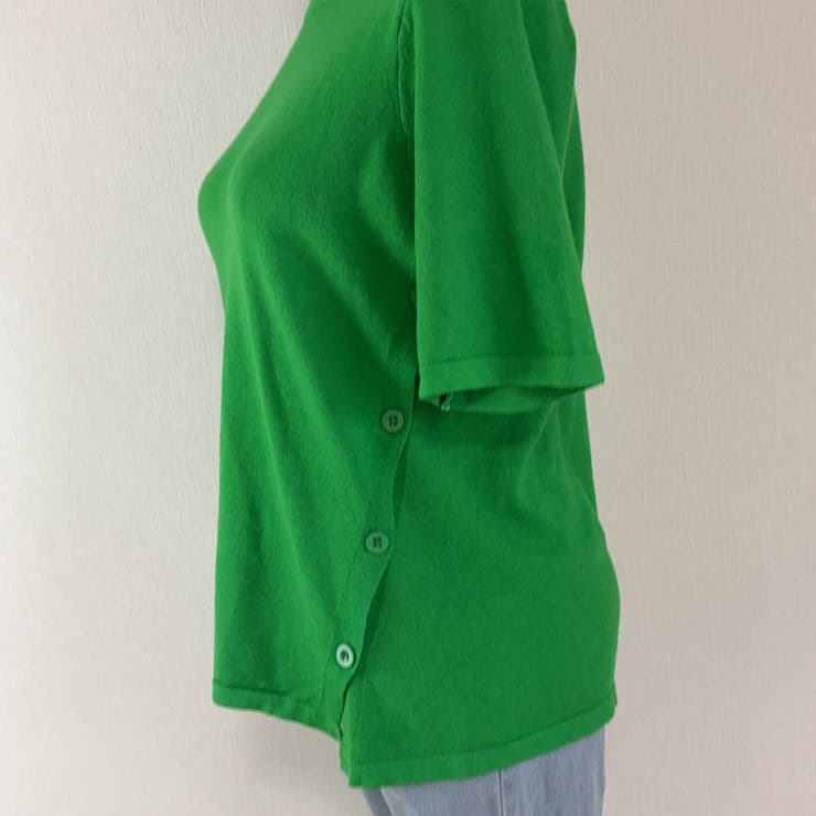 夏服 サイドボタンサマーニット 半袖 | shoppinggo | 詳細画像28 