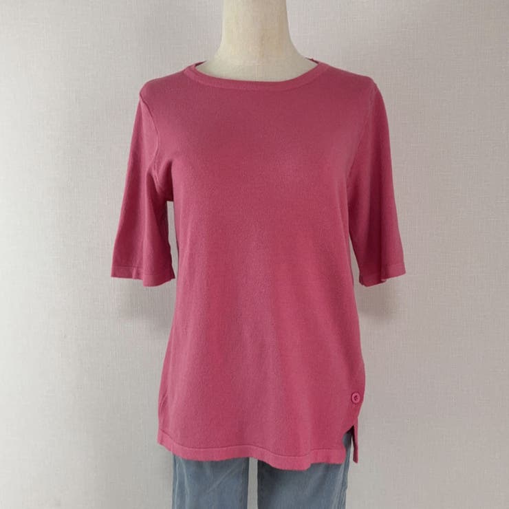 夏服 サイドボタンサマーニット 半袖 | shoppinggo | 詳細画像31 