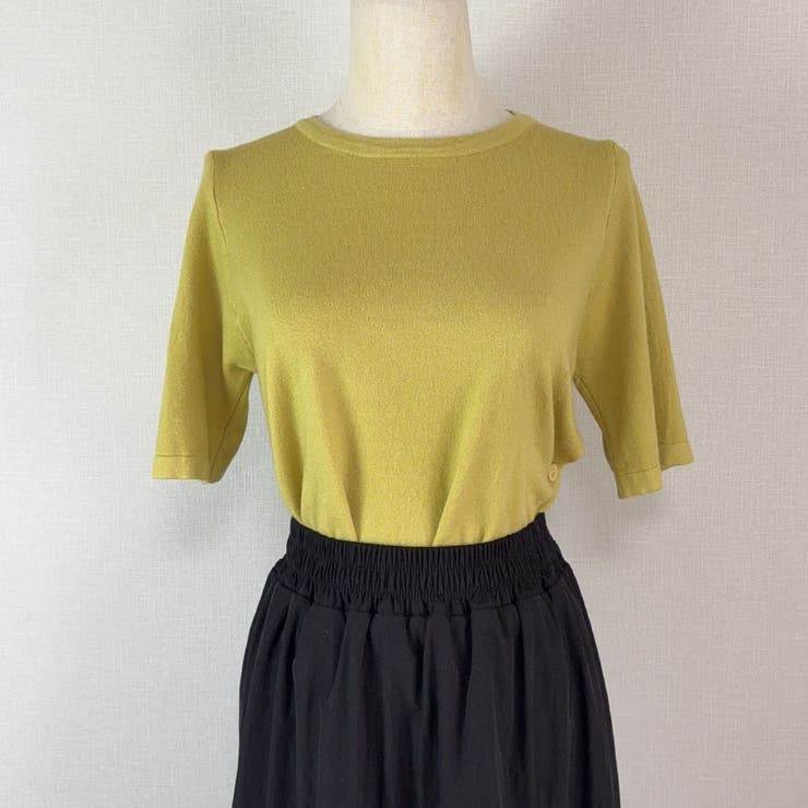 夏服 サイドボタンサマーニット 半袖 | shoppinggo | 詳細画像36 