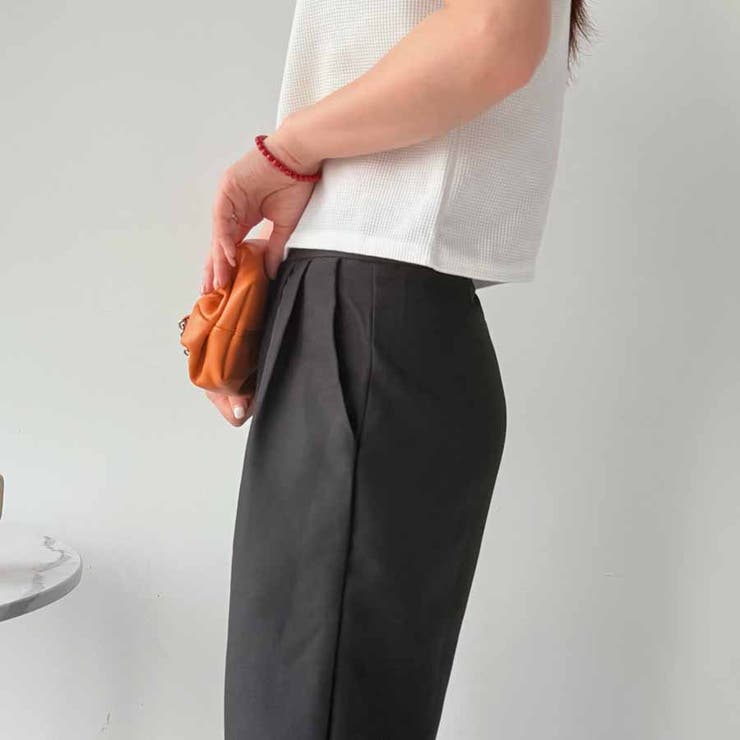 タックワイドパンツ スラックス リラックスパンツ | shoppinggo | 詳細画像23 