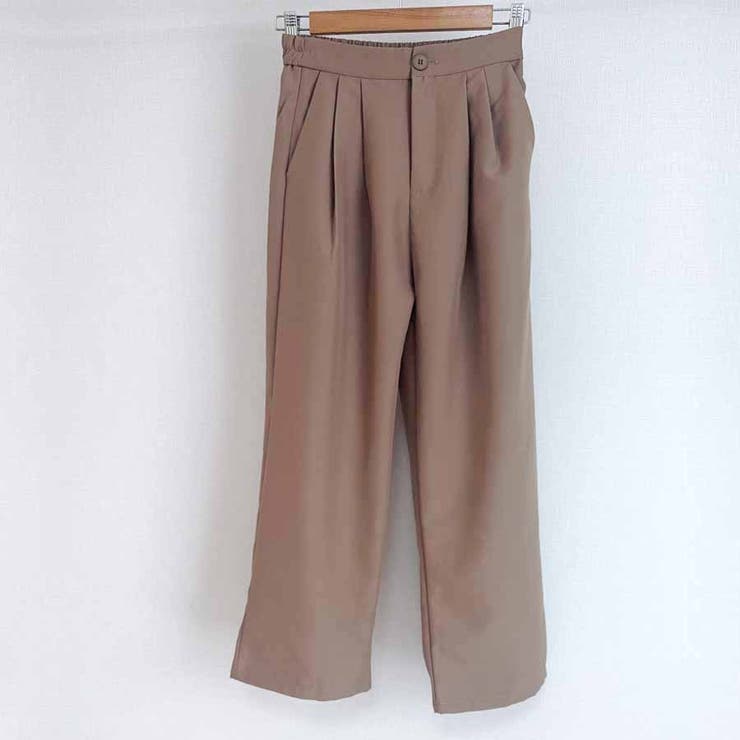 タックワイドパンツ スラックス リラックスパンツ | shoppinggo | 詳細画像34 