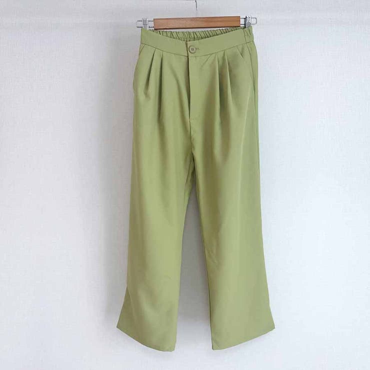 タックワイドパンツ スラックス リラックスパンツ | shoppinggo | 詳細画像35 
