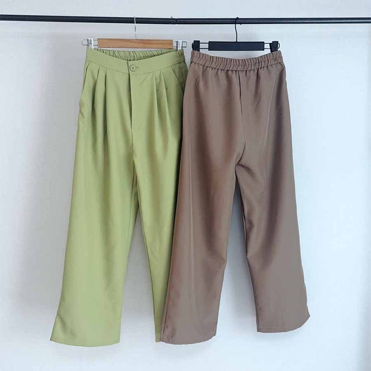 タックワイドパンツ スラックス リラックスパンツ | shoppinggo | 詳細画像37 