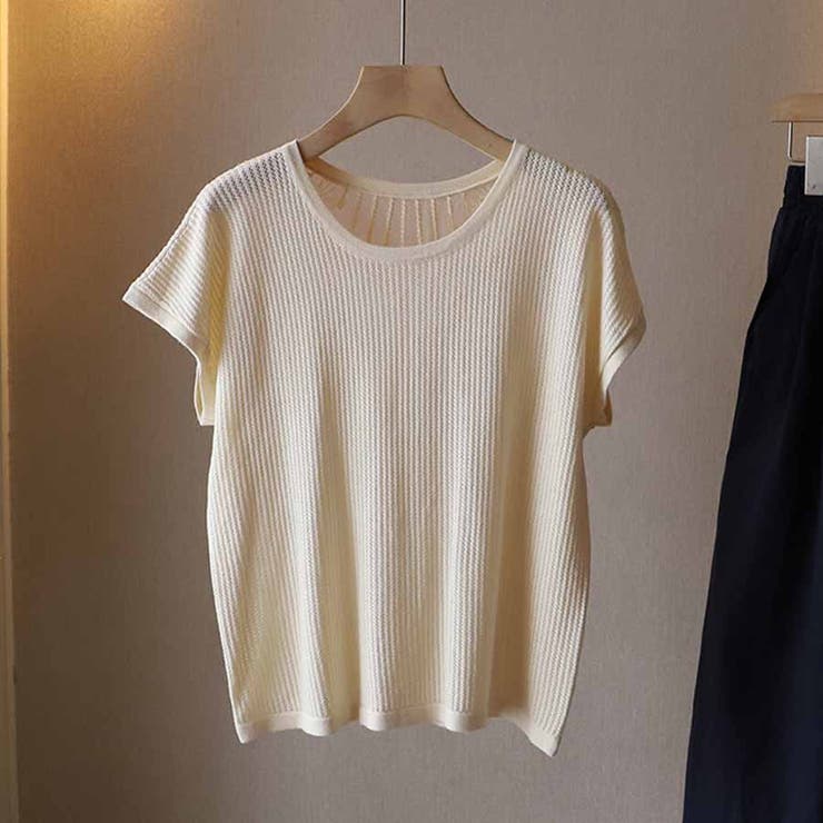 夏新作 サマーニット 背中レース付き | shoppinggo | 詳細画像58 