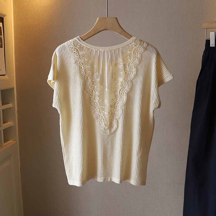 夏新作 サマーニット 背中レース付き | shoppinggo | 詳細画像59 