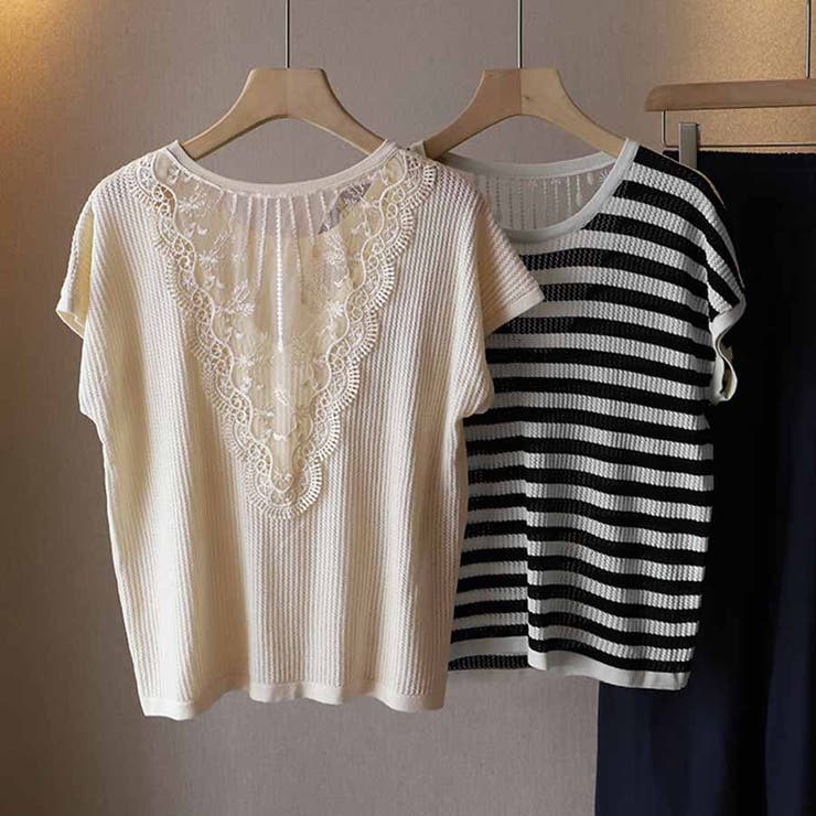 夏新作 サマーニット 背中レース付き | shoppinggo | 詳細画像62 