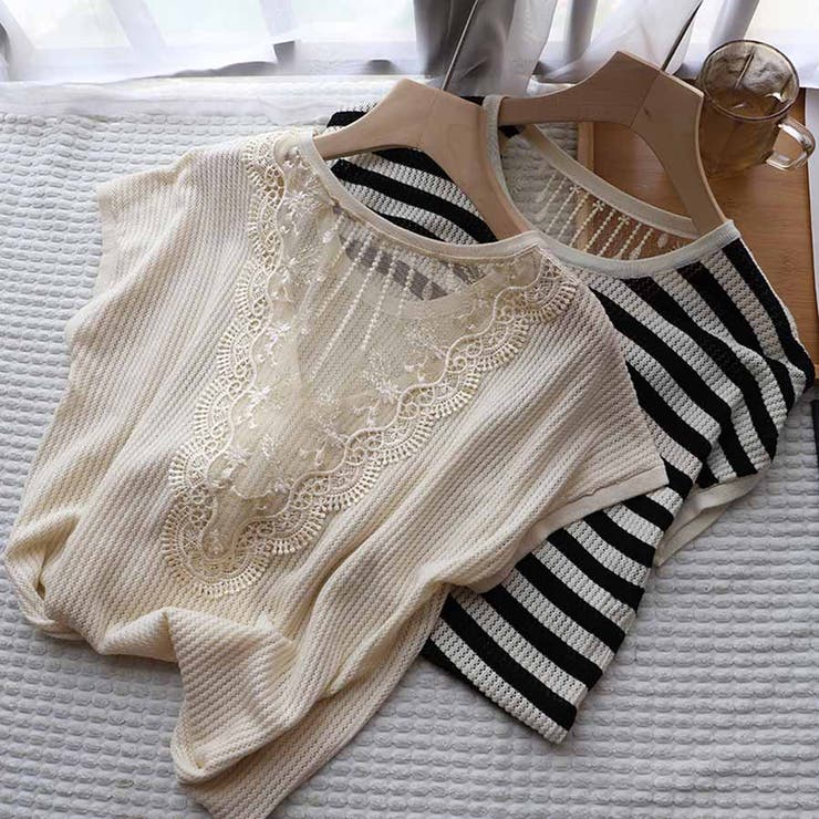 夏新作 サマーニット 背中レース付き | shoppinggo | 詳細画像63 