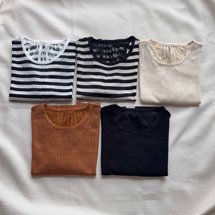 夏新作 サマーニット 背中レース付き | shoppinggo | 詳細画像74 