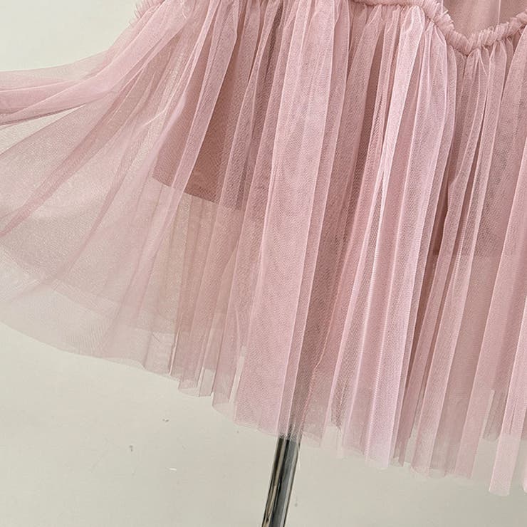 【NANA&NANAコラボ】チュールスカート リボンモチーフ フレアスカート | shoppinggo | 詳細画像30 