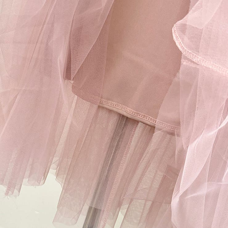 【NANA&NANAコラボ】チュールスカート リボンモチーフ フレアスカート | shoppinggo | 詳細画像31 