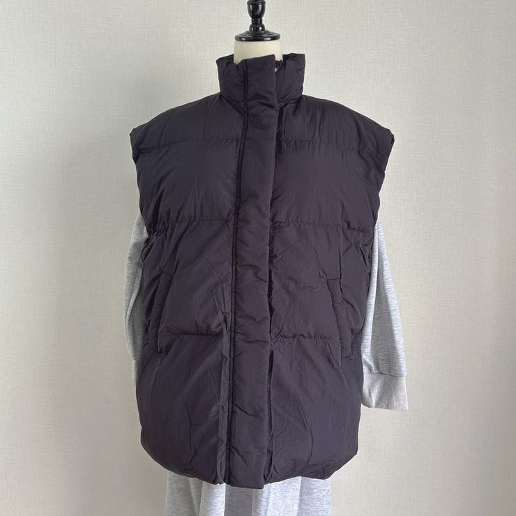 中綿ベスト 中綿コート ショート丈 | shoppinggo | 詳細画像3 