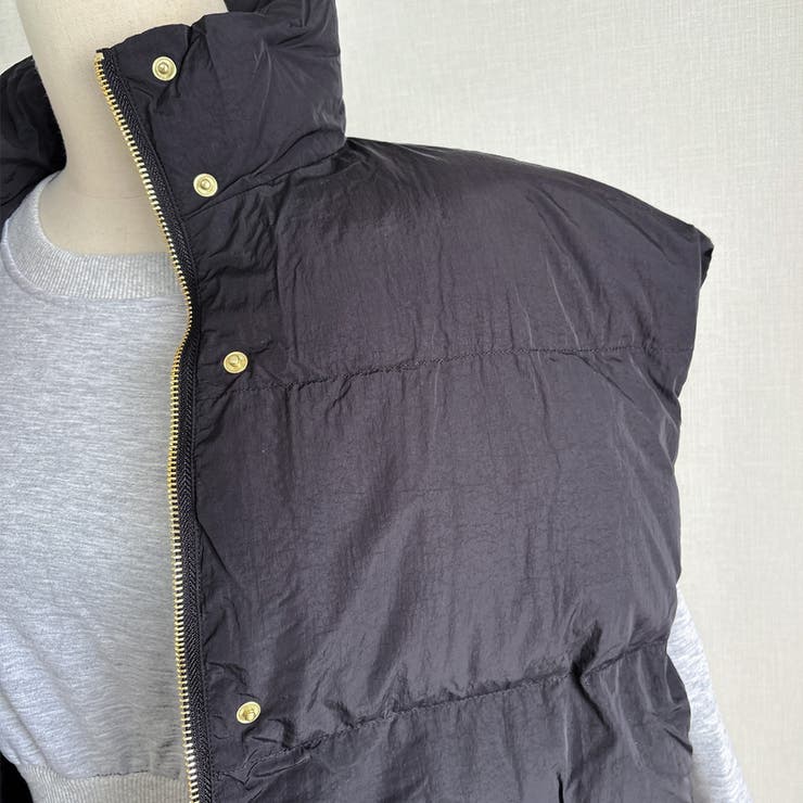 中綿ベスト 中綿コート ショート丈 | shoppinggo | 詳細画像8 
