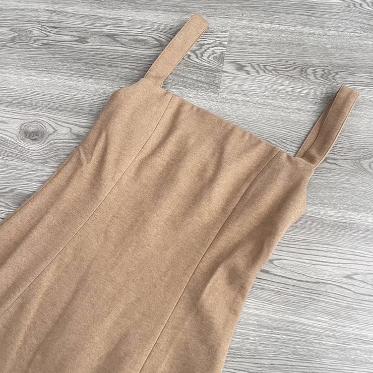 キャミワンピース ロング丈 無地 | shoppinggo | 詳細画像3 