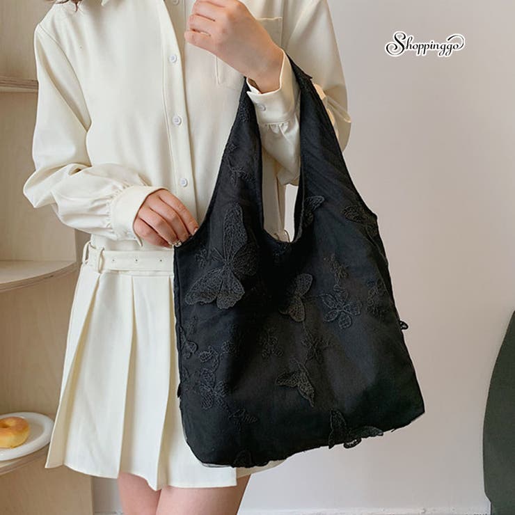 トートバッグ 蝶々 可愛い | shoppinggo | 詳細画像1 