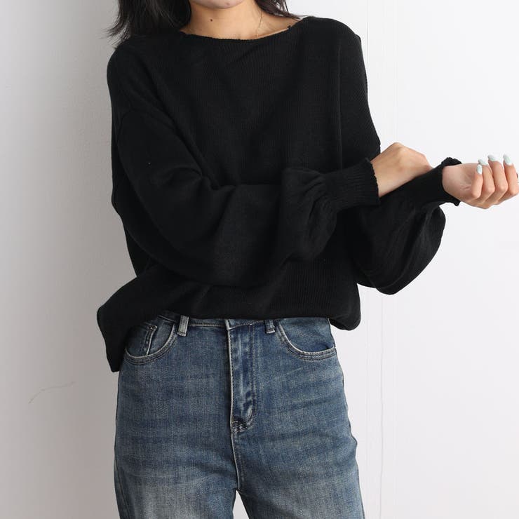 クラシックパフスリーブ ニット プルオーバー | shoppinggo | 詳細画像5 