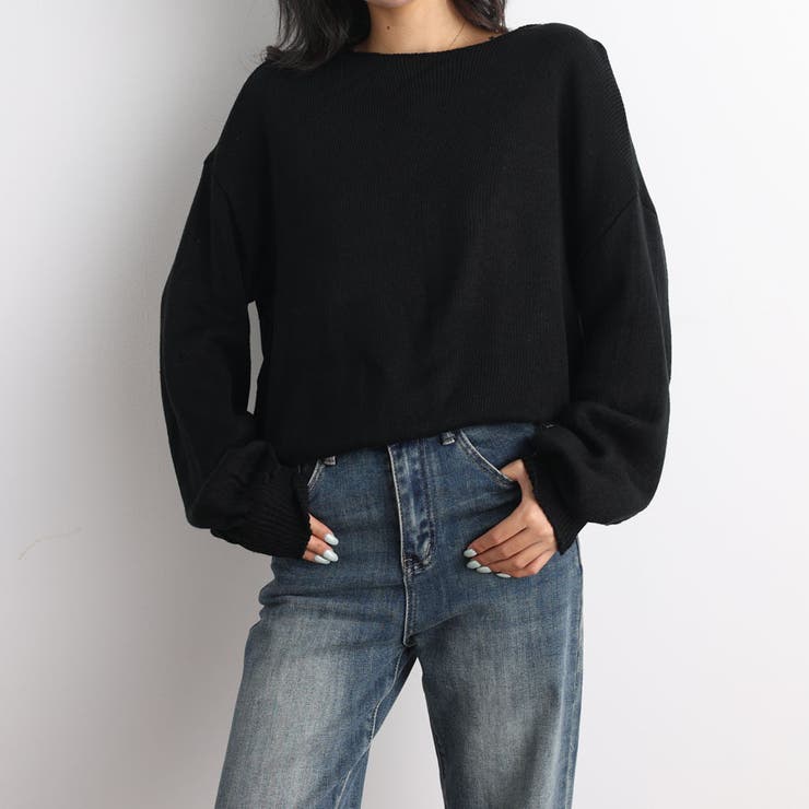 クラシックパフスリーブ ニット プルオーバー | shoppinggo | 詳細画像6 