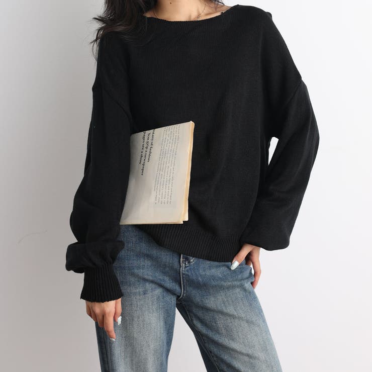 クラシックパフスリーブ ニット プルオーバー | shoppinggo | 詳細画像13 