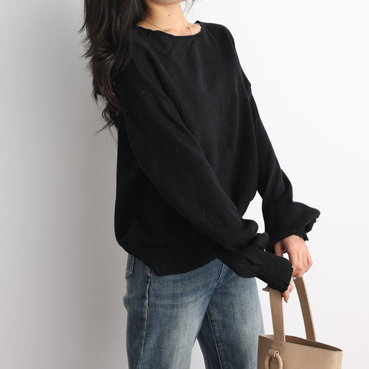クラシックパフスリーブ ニット プルオーバー | shoppinggo | 詳細画像24 