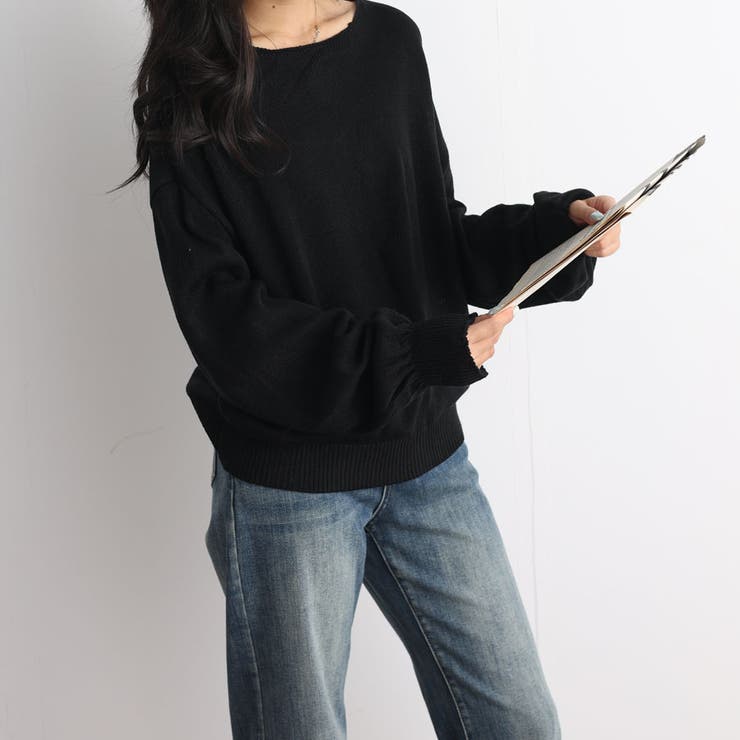クラシックパフスリーブ ニット プルオーバー | shoppinggo | 詳細画像26 