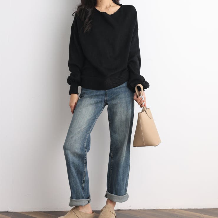クラシックパフスリーブ ニット プルオーバー | shoppinggo | 詳細画像30 