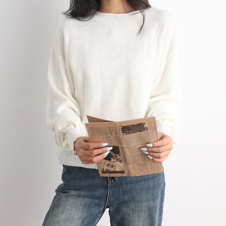 クラシックパフスリーブ ニット プルオーバー | shoppinggo | 詳細画像37 