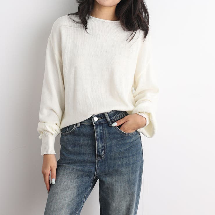クラシックパフスリーブ ニット プルオーバー | shoppinggo | 詳細画像39 