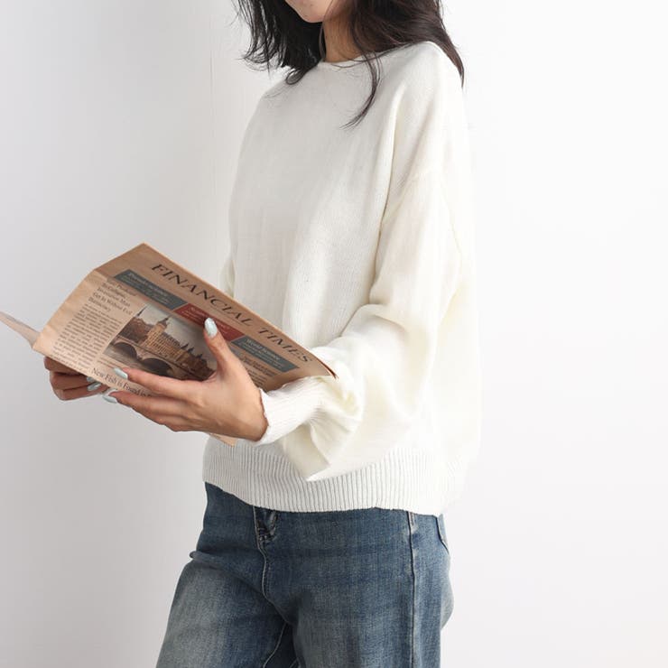 クラシックパフスリーブ ニット プルオーバー | shoppinggo | 詳細画像43 