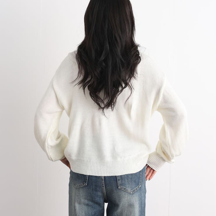 クラシックパフスリーブ ニット プルオーバー | shoppinggo | 詳細画像46 