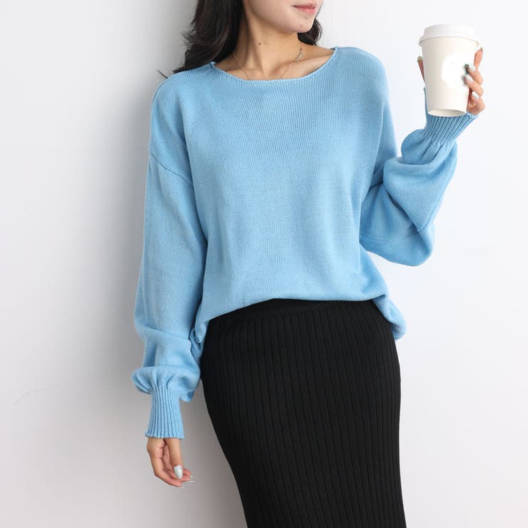 クラシックパフスリーブ ニット プルオーバー | shoppinggo | 詳細画像91 