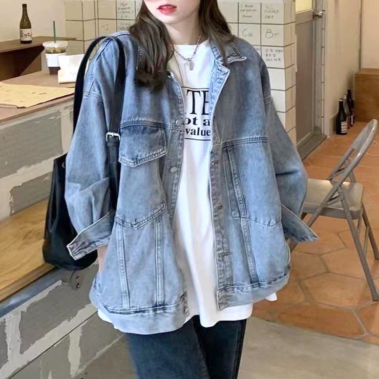 ブルー | デニムジャケット アウター ジージャン | shoppinggo