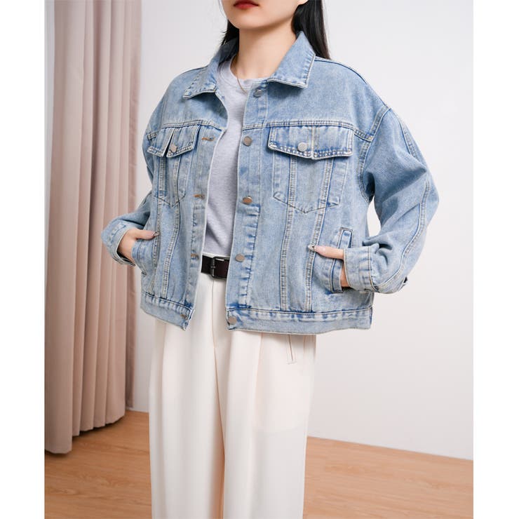 デニムジャケット ジージャン Gジャンアウター | shoppinggo | 詳細画像8 