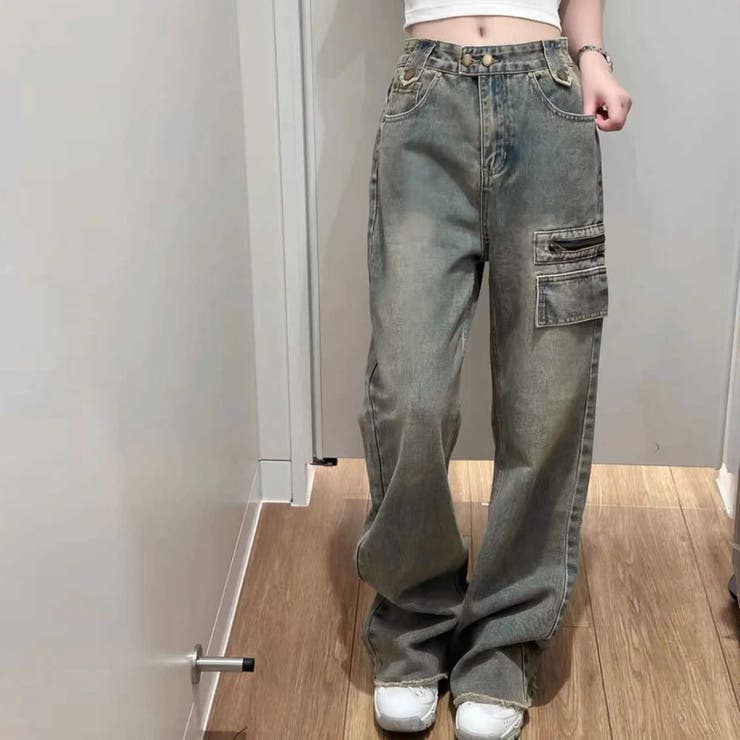 フレアパンツ デニムパンツ レディース | shoppinggo | 詳細画像14 