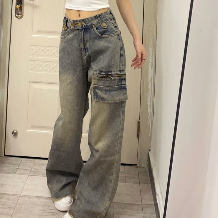 フレアパンツ デニムパンツ レディース | shoppinggo | 詳細画像15 