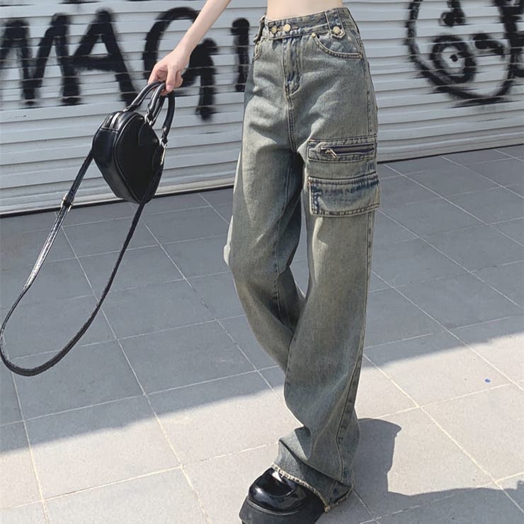 フレアパンツ デニムパンツ レディース | shoppinggo | 詳細画像18 