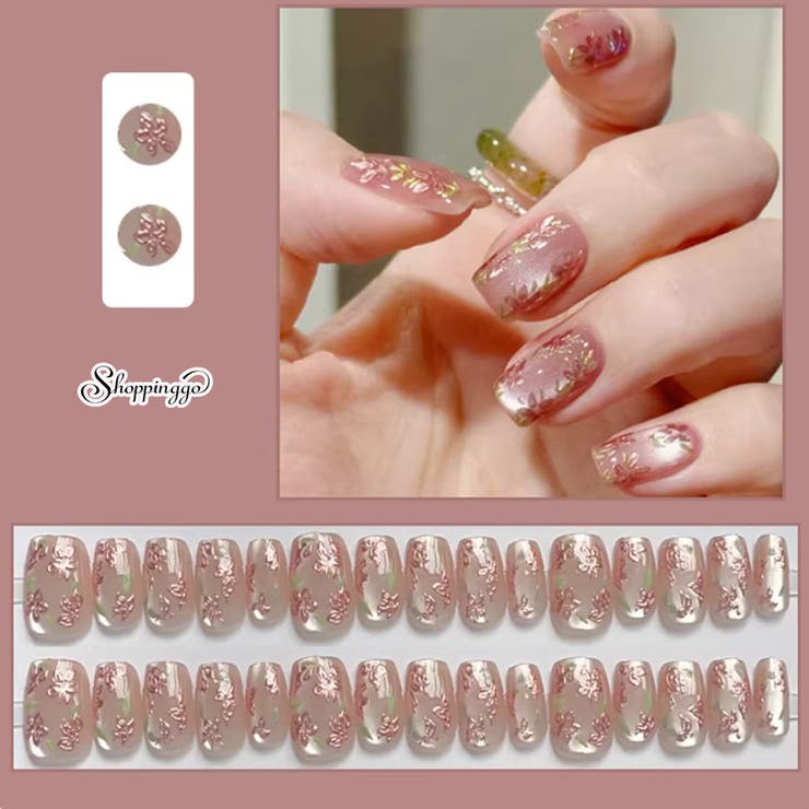 ネイルチップ ショート シンプル | shoppinggo | 詳細画像1 