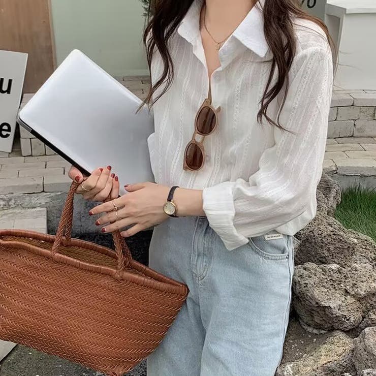 白シャツ レディース トップス | shoppinggo | 詳細画像3 