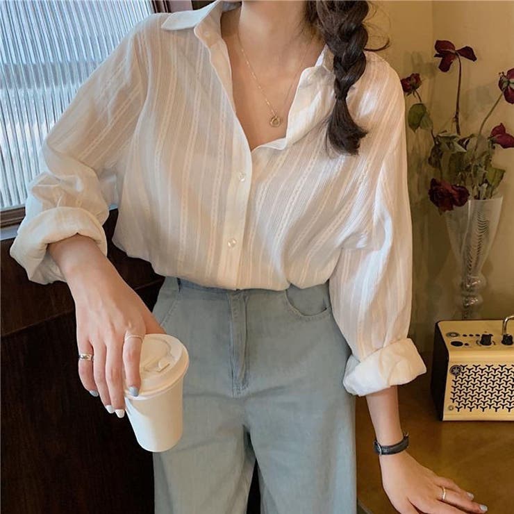 白シャツ レディース トップス | shoppinggo | 詳細画像8 