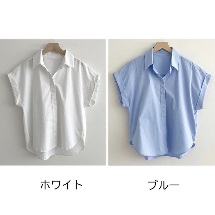 vネックブラウス シャツ オフィス | shoppinggo | 詳細画像2 