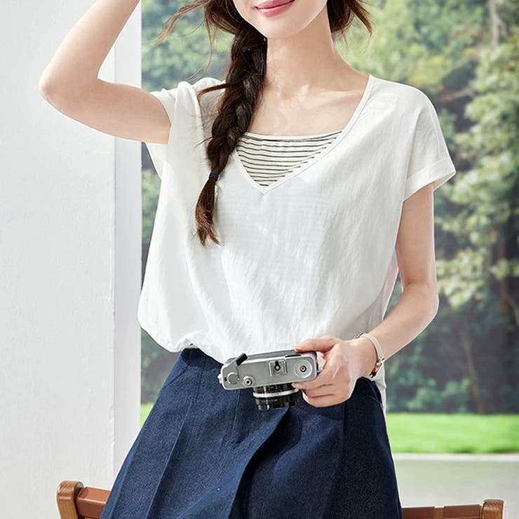 夏服 半袖Tシャツ コーデ | shoppinggo | 詳細画像9 
