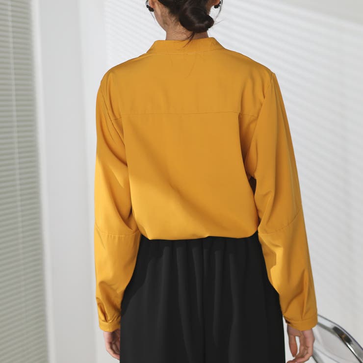 シャツブラウス ノーカラー トップス | shoppinggo | 詳細画像89 