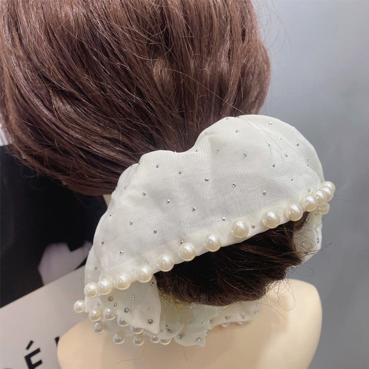 シュシュ ヘアゴム パール付き | shoppinggo | 詳細画像18 