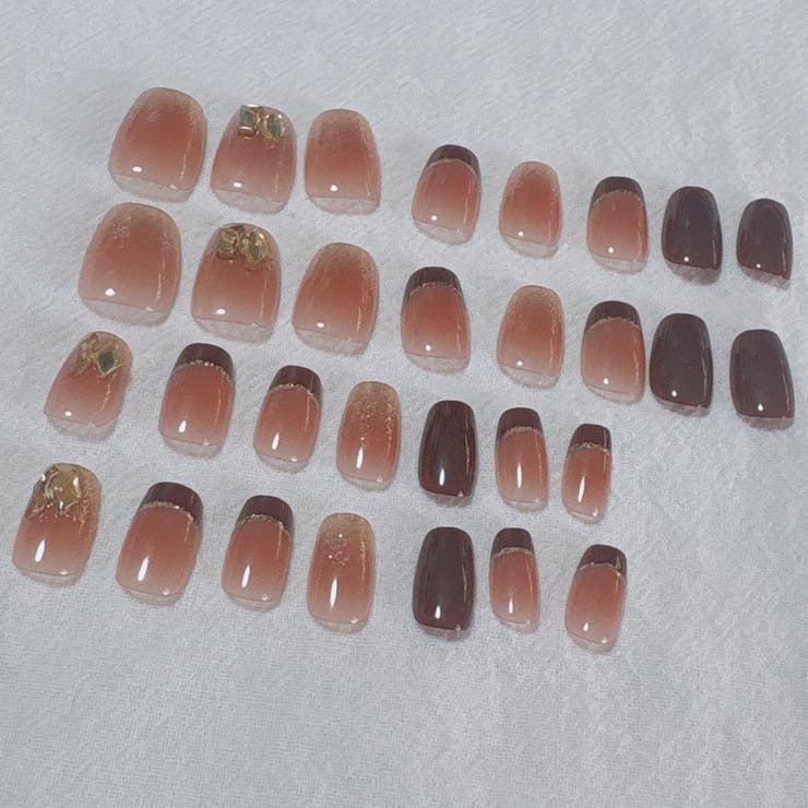 ネイルチップ きらきら ワインレッド | shoppinggo | 詳細画像4 