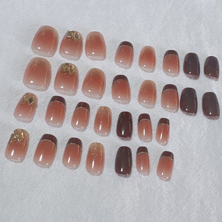 ネイルチップ きらきら ワインレッド | shoppinggo | 詳細画像5 