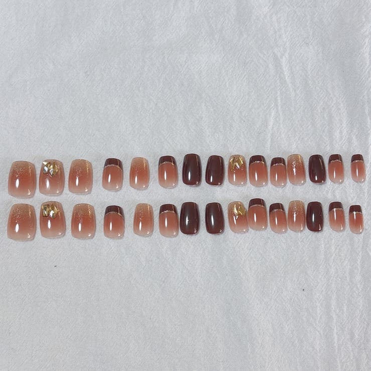 ネイルチップ きらきら ワインレッド | shoppinggo | 詳細画像6 