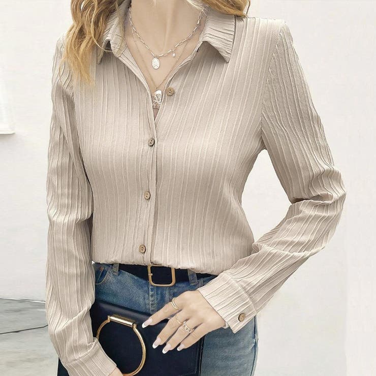 ベージュ | シャツ レディース トップス | shoppinggo