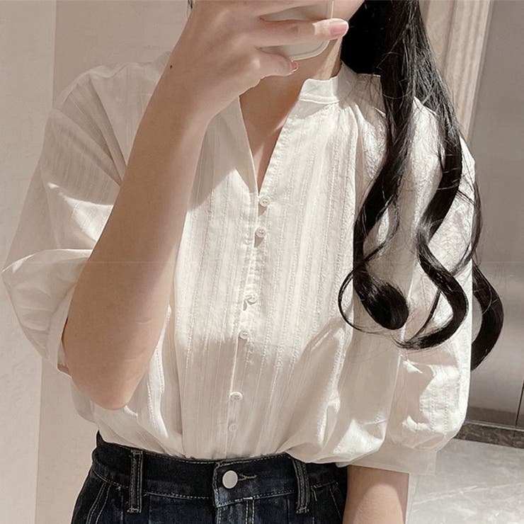 白シャツ レディース トップス | shoppinggo | 詳細画像2 