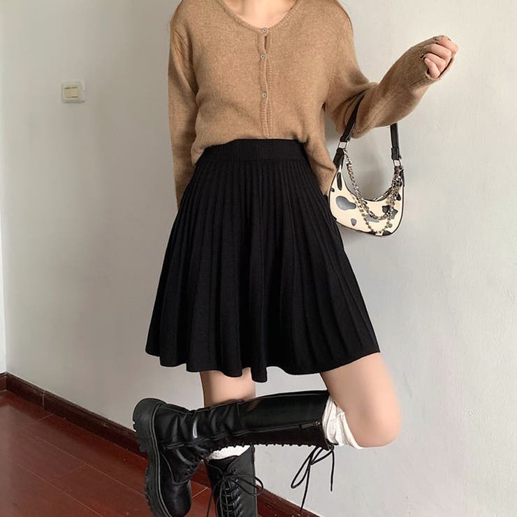 ニットスカート 秋冬 プリーツスカート | shoppinggo | 詳細画像10 