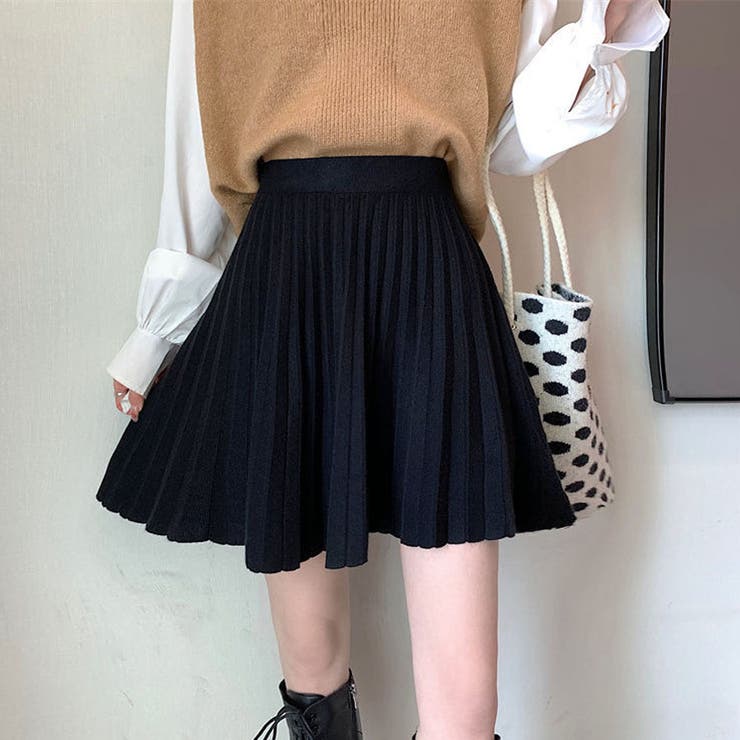 ニットスカート 秋冬 プリーツスカート | shoppinggo | 詳細画像12 
